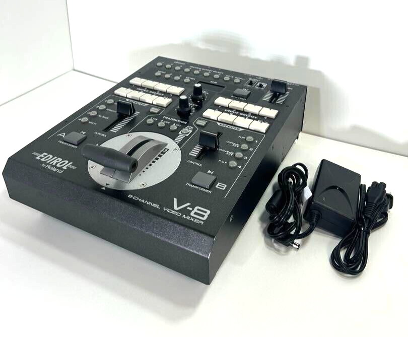 ROLAND EDIROL V-8 8-Cannel Video Mixer USED with Adapter