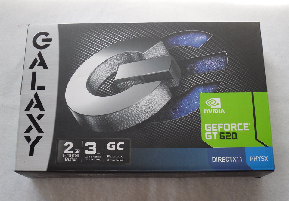 Galaxy NVIDIA GeForce GT 620 GC 2 GB DDR3 PCI Express 2.0 DVI/VGA
