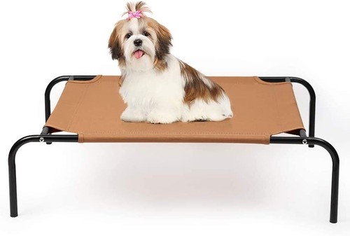 Cooling Dog Cat Cot  Portable Raised Pet Cot For Indoor Outdoor