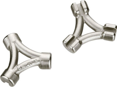 Spoke Wrench - Lezyne 3-Way Triple Spoke Wrench 3.23, 3.30, 3.45mm: Silver -