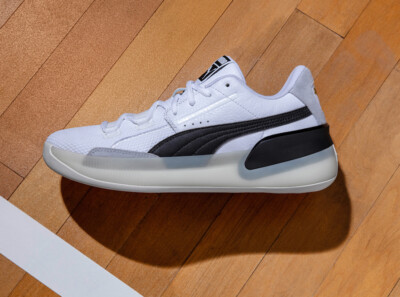 PUMA Clyde Hardwood White Black 193663-01 Men's 12