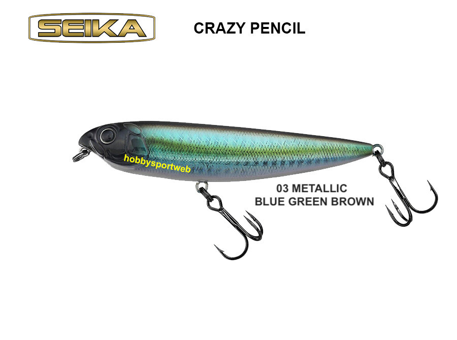 WTD SEIKA CRAZY PENCIL 60 COL 03 MBGB FLOATING 4 GR WALKING THE DOG - SPINNING