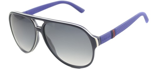 Guepard x URBAN RESEARCH Men's Plastic Sunglasses, CLR BLU