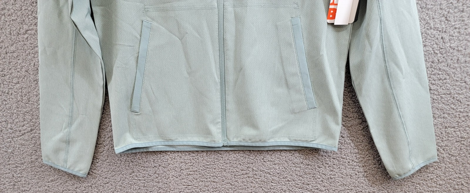 Bass Outdoor Full Zip Trail Jacket Men's S Silver Blue Cationic Long Sleeve - Picture 4 of 17