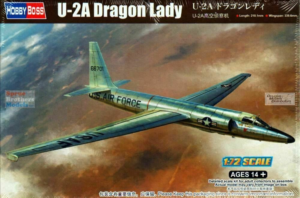 HOBBY BOSS 1:72 SCALE U-2A Dragon Lady KIT#87270~MINT in BOX