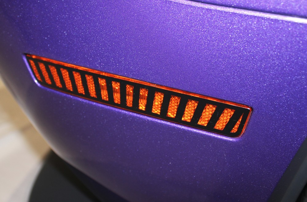 Vinyl Decal Robotic Front Side Marker Light Wrap Kit for Dodge Challenger 15-16