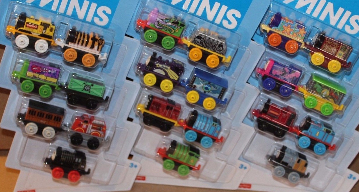 Thomas Minis LOT 7 Pack Set Octopus Starfish Tiger 2017 ALL NEW 21 Total Friends