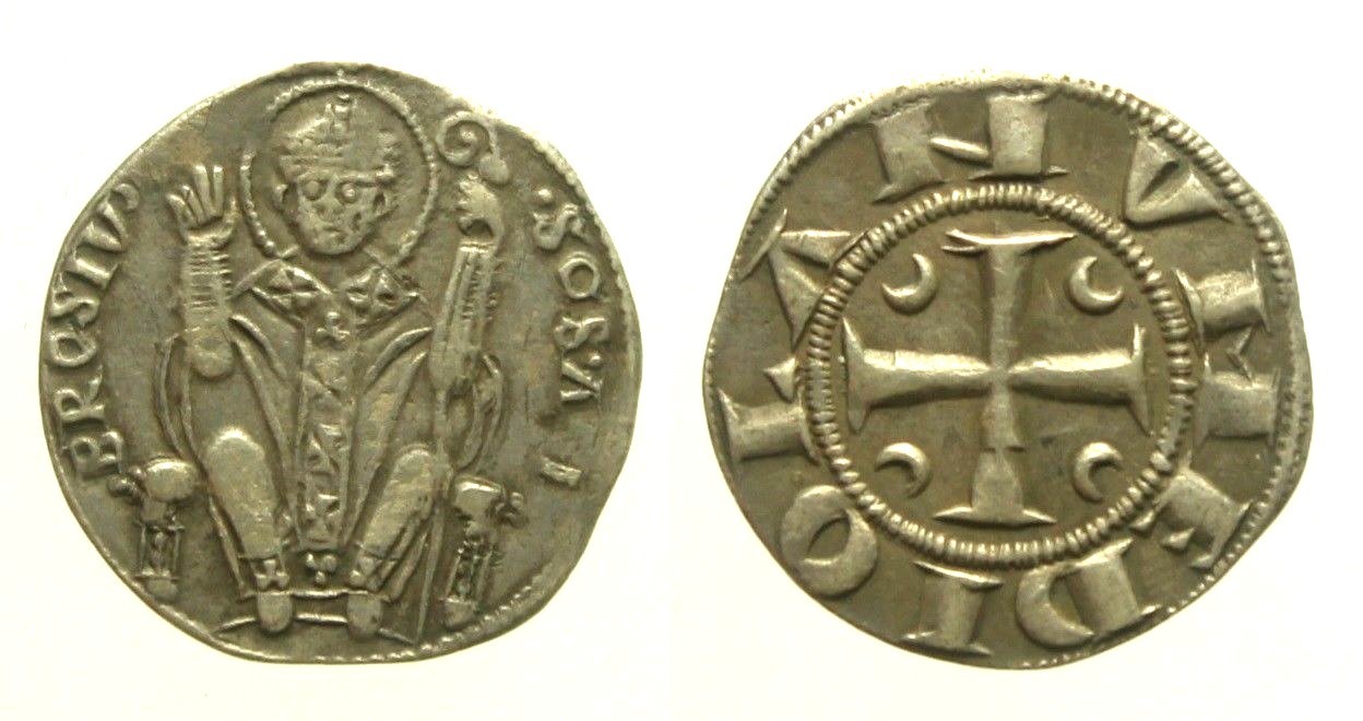 Milano - Prima Repubblica (1250-1310) - Ambrogino Ag g.2,49 Mir 66/3 BB/SPL