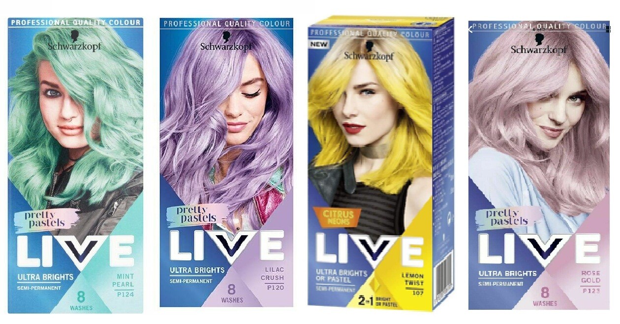 Chwarzkopf LIVE Intense Semi Permanent Hair Color Dye UK Chwarzkopf LIVE Intense Semi Permanent Hair Color Dye UK