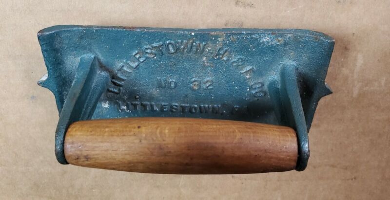 Vintage Concrete Groover Hand Tool 3.5"x 5.5" Littletown H. & F. Co. No 32