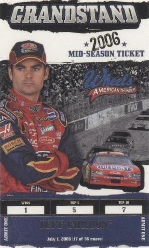 2006 Wheels American Thunder - Jeff Gordon #GS6