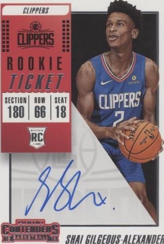 2018-19 Panini Contenders - Shai Gilgeous-Alexander #106