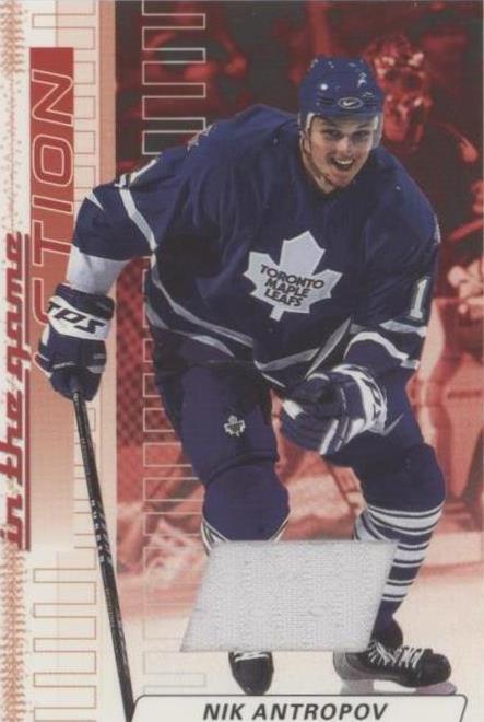 2003-04 In the Game Action - Nik Antropov #M-1