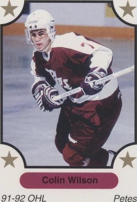 Boceto de séptima entrada 1991-92 OHL - Colin Wilson #125
