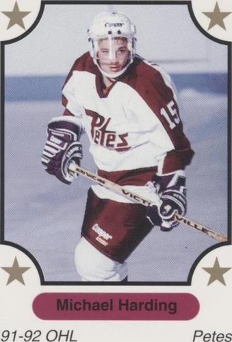 1991-92 7th Inning Sketch OHL - Michael Harding #136