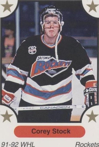 1991-92 7th Inning Sketch WHL - Cory Stock #162