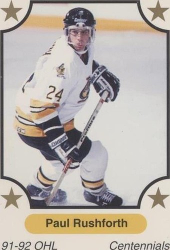 1991-92 7th Inning Sketch OHL - Paul Rushforth #67