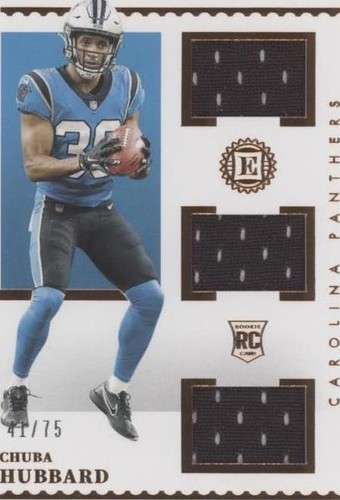 2021 Panini Encased Chuba Hubbard #RTM-CH