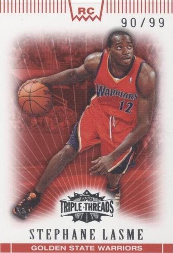 2007-08 Topps Triple Threads - Stephane Lasme #130