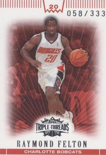 2007-08 Topps Triple Threads - Raymond Felton #14