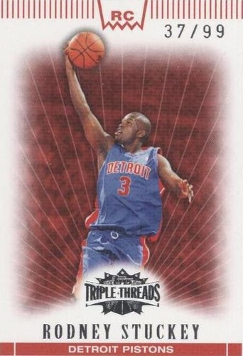 2007-08 Topps Triple Threads - Rodney Stuckey #118