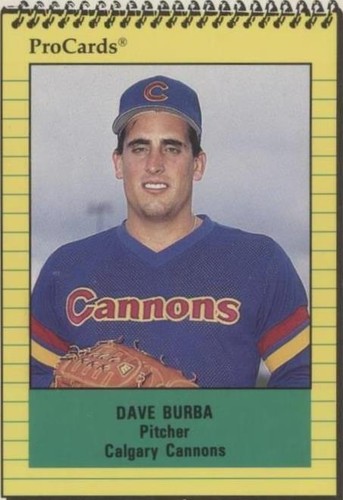 1991 ProCards Minor League - Dave Burba #509