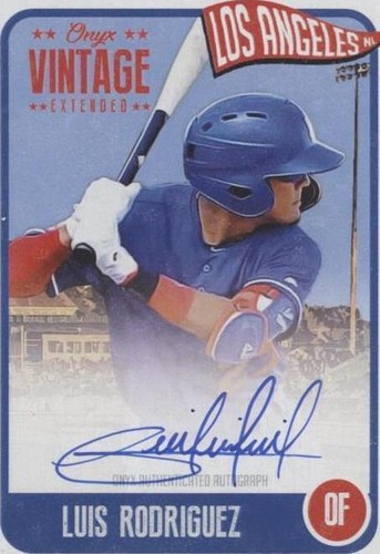 2020 Onyx Vintage Extended - Luis Rodriguez #EALR