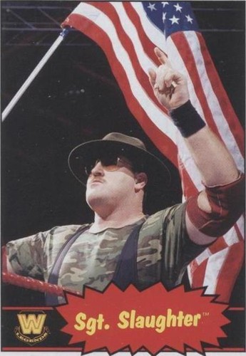 SGT. Sergeant SLAUGHTER WWE WWF Wrestling Legend 4