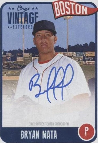 2020 Onyx Vintage Extended - Bryan Mata #EABM