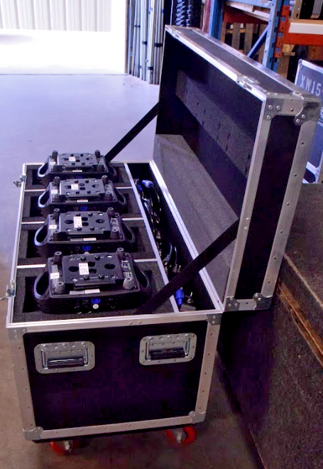 Elation ZFX Pro Wash w/ Custom Road Case