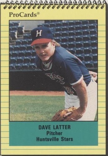 1991 ProCards Minor League - Dave Latter #1791