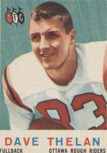 1959 Topps CFL Dave Thelen #58
