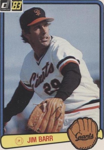 1983 Donruss - Jim Barr #398