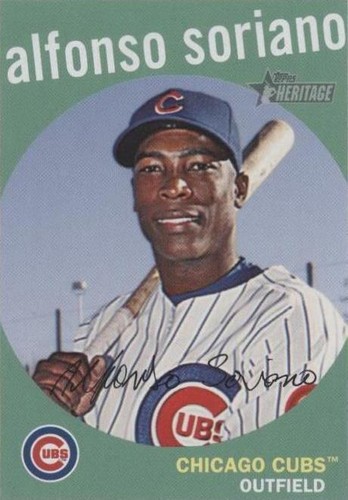 2008 Topps Heritage - Alfonso Soriano #105