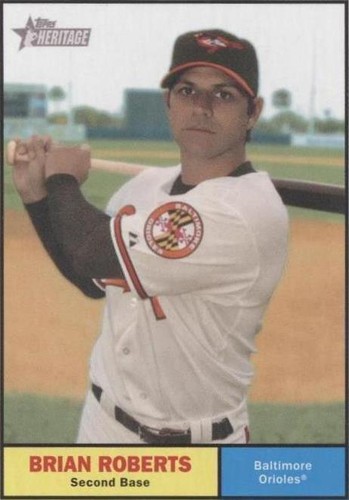 2010 Topps Heritage - Brian Roberts #10