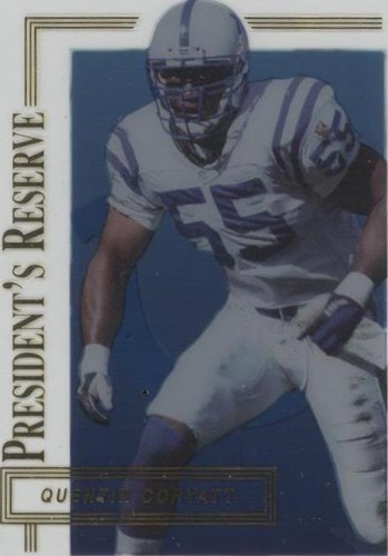 1996 Collector's Edge President's Reserve Quentin Coryatt #81