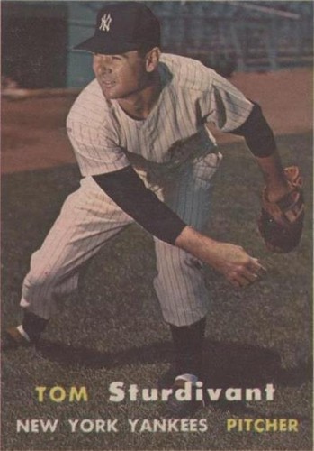 1957 Topps - Tom Sturdivant #34