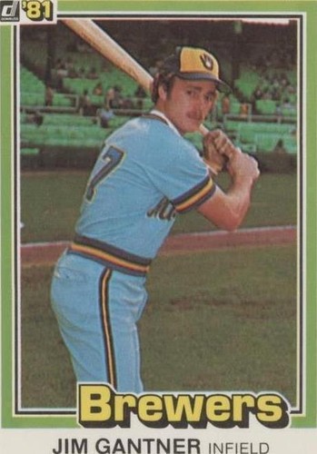 1981 Donruss - Jim Gantner #204