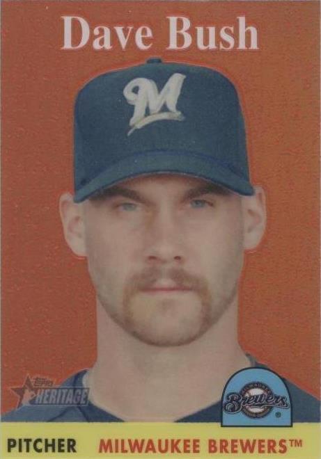 2007 Topps Heritage - Dave Bush #THC 38