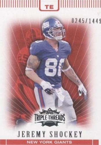 2007 Topps Triple Threads Jeremy Shockey #76