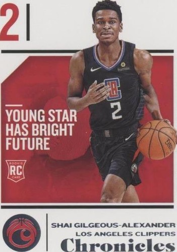 2018 Chronicles Blue /99 Shai Gilgeous-Alexander RC rookie PSA 9
