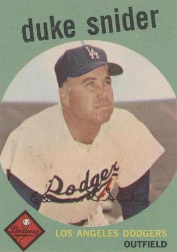 1959 Topps - Duke Snider #20
