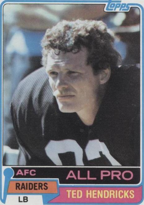 1981 Topps Ted Hendricks #200