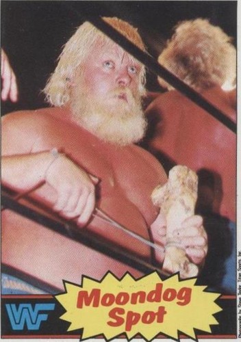 1985 Topps WWF - Moondog Spot #19
