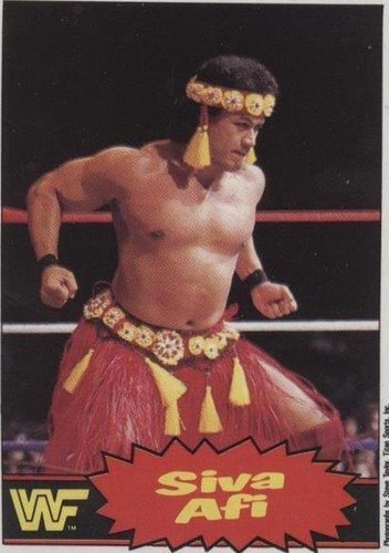 1985 O-Pee-Chee Pro Wrestling Stars - Siva Afi #34