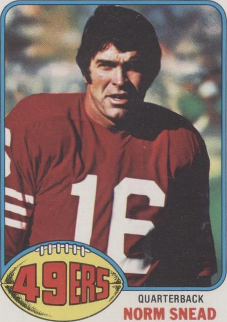 1976 Topps Norm Snead #163