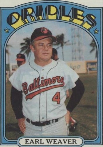 1972 Topps - Earl Weaver #323