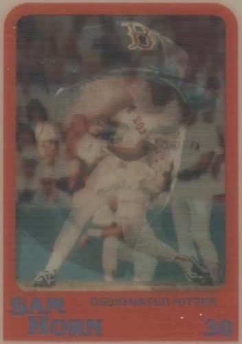 1987 Sportflics Rookies - Sam Horn #38