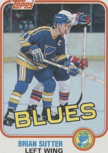 1981-82 Topps - Brian Sutter #122W