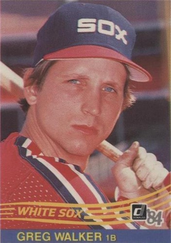 1984 Donruss - Greg Walker #609